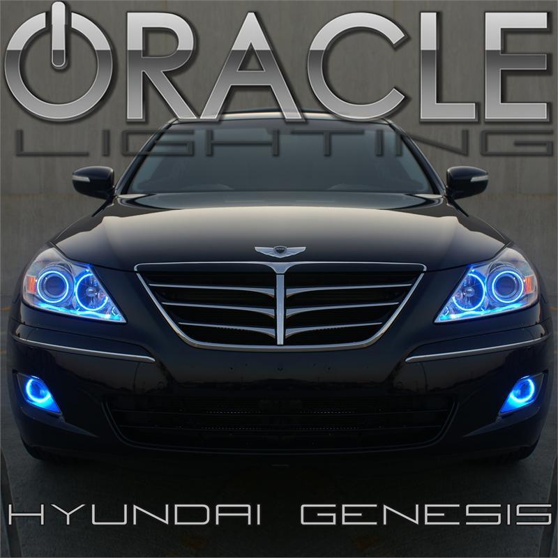 Hyundai Genesis Headlight Halo Kit - ORACLE Lighting - SMD LED - Blue - `09-`10